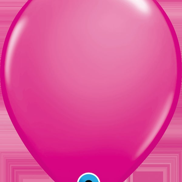 Qualatex Latex Fashion Wild Berry 11" Helium Quality Balloons, 100 Pack