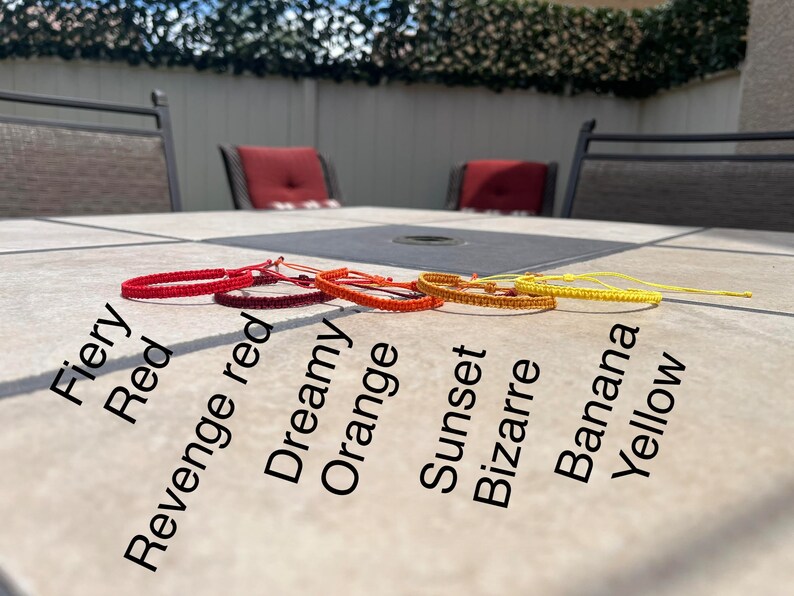 Square Knot Macrame Waterproof Friendship Bracelet Etsy