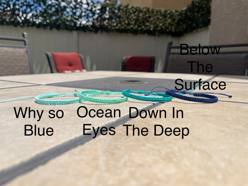 Square Knot Macrame Waterproof Friendship Bracelet Etsy