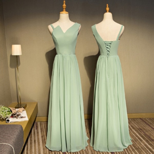 Mint Green Bridesmaid Dress Etsy