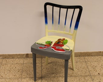 Hand painted chair