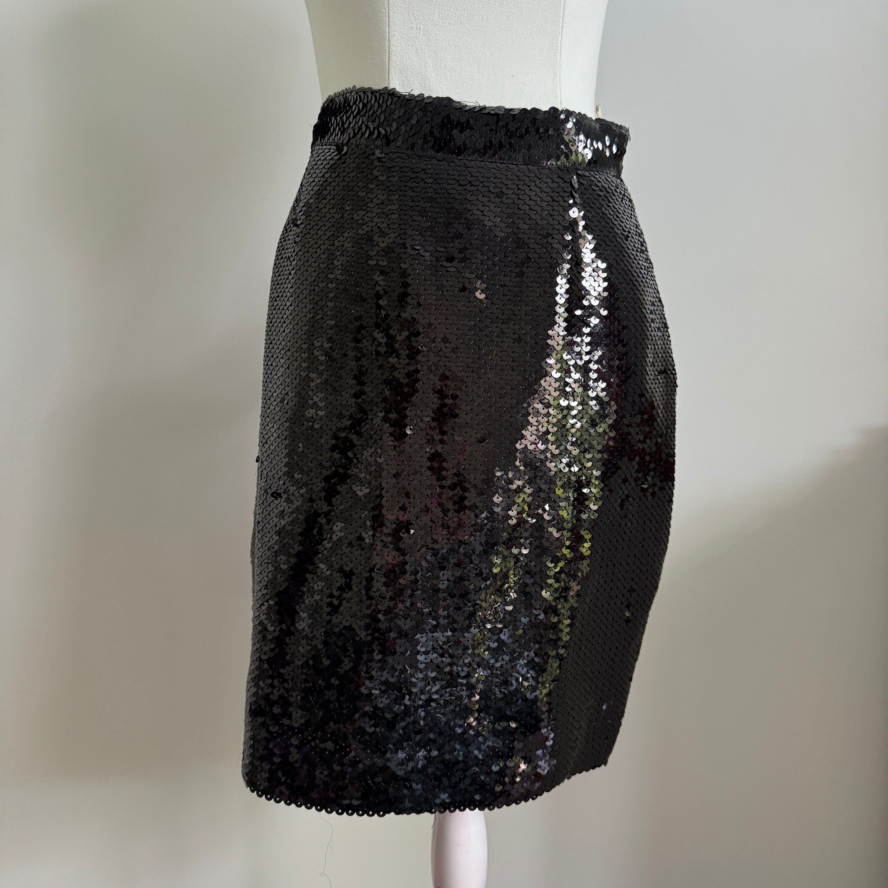 Black sequin skirt size 20 sales