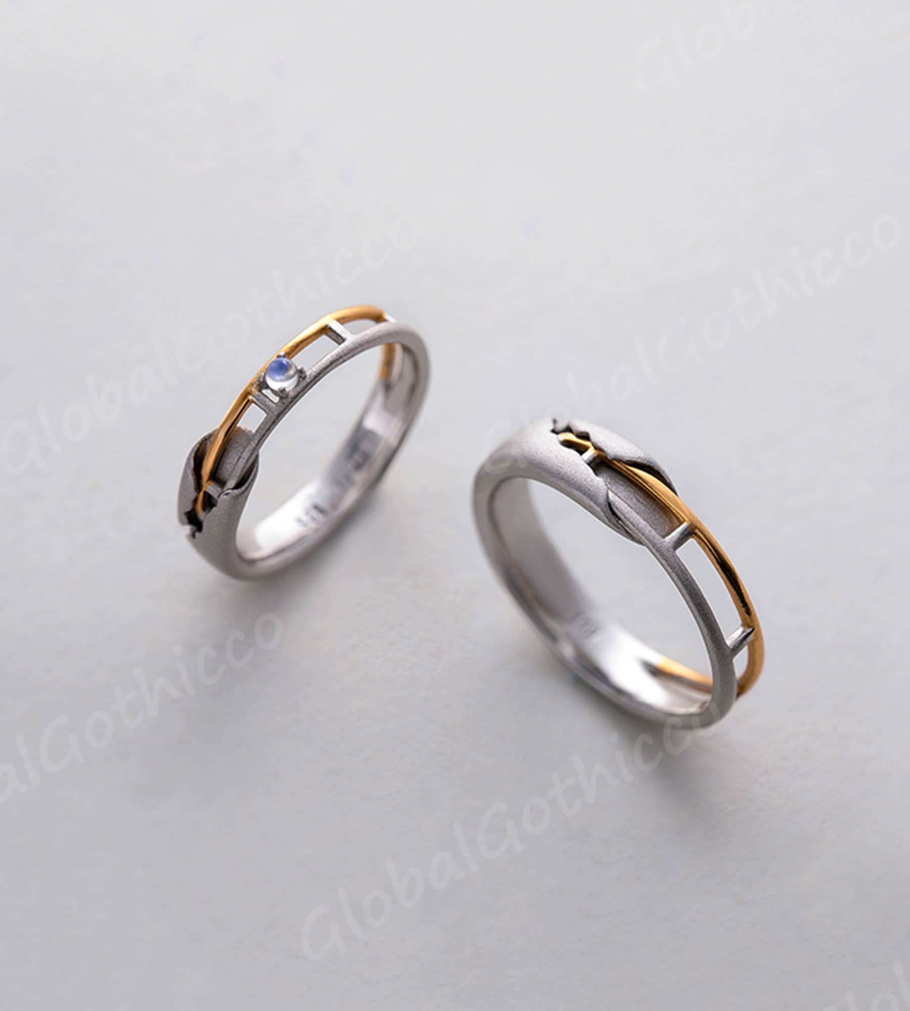 Buy Combination Creative Style Copper Ring Geometric Street Irregular  Jewelry Rings Anime Matching Rings Online at desertcartINDIA