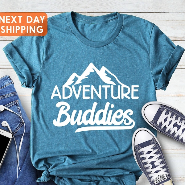 Adventure Buddies, Adventure Shirts, Family Vacation Shirt, Holiday Gift Shirt, Matching Camping Shirts, Buddies Shirt, Hiking Gift Shirt,