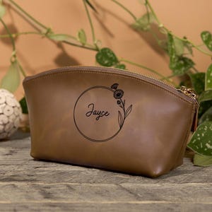Personalized Makeup Bag, Birthday Gift For Her, Personalized Cosmetic Bag, Custom Makeup Bag Gift For Her, Cosmetic Bag Gift For Women