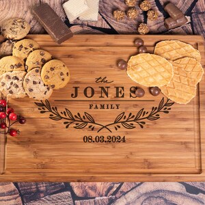 Personalized Cutting Board, Wedding Gift, Housewarming Gift, Charcuterie Board,  Bridal Shower Gift, Unique Mothers Day Gift, Gift For Home