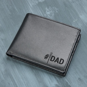Cartera personalizada, regalos para el Día del Padre, regalo para papá, cartera grabada, cartera para hombre, cartera para padrinos de boda, cartera personalizada, regalo para novio