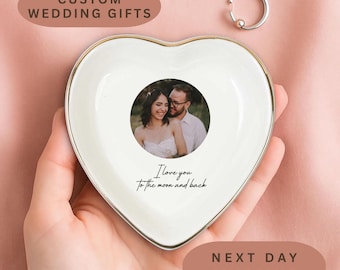 Custom Photo Trinket Tray, Photo Gifts for Mothers Day Gift, Mom Ring Dish, Jewelry Storage, Gifts for Mom Photo Gift, Photo Trinket Dish