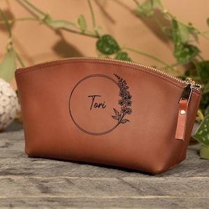 Personalized Makeup Bag, Birthday Gift For Her, Personalized Cosmetic Bag, Custom Makeup Bag Gift For Her, Cosmetic Bag Gift For Women