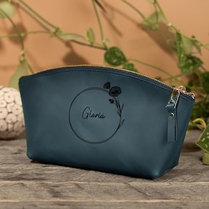 Personalized Makeup Bag, Birthday Gift For Her, Personalized Cosmetic Bag, Custom Makeup Bag Gift For Her, Cosmetic Bag Gift For Women