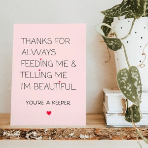 Carte de Saint-Valentin grossière | Carte de jeu de mots | Carte de Saint-Valentin pour petit ami ou mari | Cadeau d'anniversaire | femme | Carte A6 | Carte d'anniversaire amusante