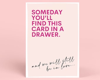 Valentine's Day Card For Boyfriend or Husband | Funny Valentine's Day Card for Wife or Fiance | Personalized Romance Valentine Gift Partner