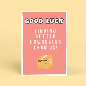 Retirement Gifts for Women or Men|Farewell Card For Colleague friend | Personalised Goodbye Card for Colleague | for her | for him | Bye