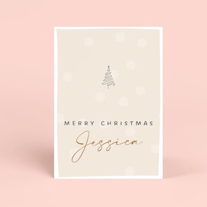 Weihnachtskarten personalisierte Ehemann | Liebe Weihnachtskarte für Freund|Süßes Geburtstagsgeschenk für ihn Verlobten| Minimalist Classic Karte Friend