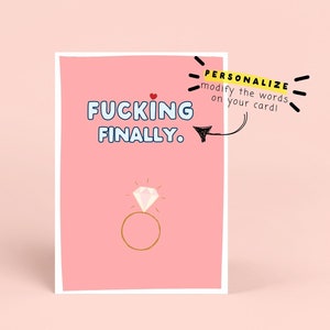 Cartão de aniversário de melhor amigo | Rude | Cartão engraçado para namorado ou marido | Presente de casamento para namorado | Cartão de noivado | Aniversário engraçado | Amigo