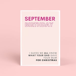 Carte d'anniversaire amusante pour petit ami, pour petite amie | Carte d'anniversaire de petit ami Carte d'anniversaire de mari | Cadeau d'anniversaire de septembre|Carte d'anniversaire