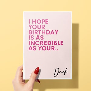 Cartão de aniversário engraçado para marido | Cartão de aniversário para namorado ou melhor amigo | Presente de aniversário para homens | Presente de aniversário fofo para noivo ou esposa | Amor