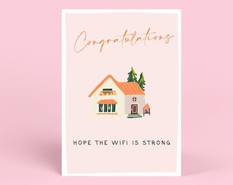 New Home Card | Personalised New Home Gift|House Warming Card for Friend |New Adventures|New House Card|First Home Card |Congrats New Home