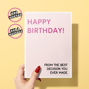 cartão de aniversário rude | trocadilho cartão comemorativo | Cartão de aniversário para namorado ou marido | Presente de aniversário | Esposa | Cartão A6 | Cartão de aniversário engraçado | Aniversário