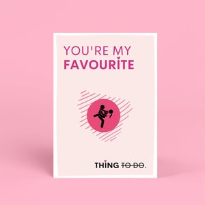 Rude Valentinstag Karte | Wortspiel Karte | Valentinstag Karte für Freund oder Mann | Geburtstagsgeschenk | Frau | A6 Karte | Lustige Geburtstagskarte