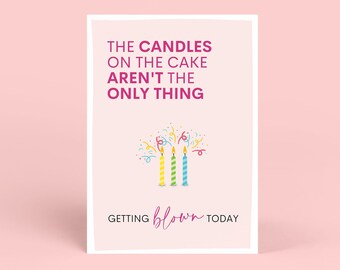 Playful Birthday Card for Husband or Boyfriend | Witty Pun Greeting Card | Unique Anniversary Surprise | Humorous Gift for Fiancé | Friend