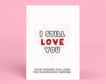 Anniversary Card for Husband |Funny Card for Boyfriend, Fiance, Wife | Love|Personalised Gift|Two year anniversary gift|Wedding Anniversary