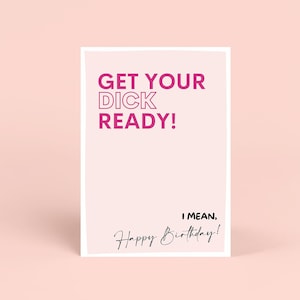 Funny Birthday Card For Boyfriend, For Girlfriend | Boyfriend Birthday Card Husband Birthday Card | Pun Card|Birthday Gift|Anniversary Card