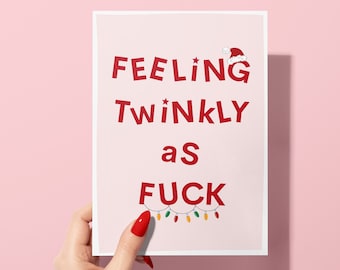 Christmas Cards Personalised Husband |Sarcastic Christmas Card for Boyfriend|Funny Birthday Gift for him Fiance|Offensive Inappropriate card