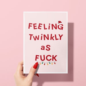 Cartes de Noël Mari personnalisé | Carte de Noël sarcastique pour petit ami| Cadeau d’anniversaire drôle pour lui fiancé| Carte inappropriée offensante