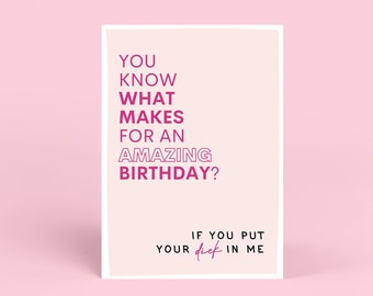 Funny Birthday Card For Boyfriend, For Girlfriend | Boyfriend Birthday Card Husband Birthday Card | Pun Card|Birthday Gift|Rude Sarcastic