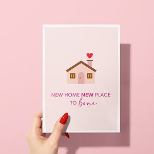 Novo cartão de casa | Novo presente de casa personalizado | Cartão de aquecimento de casa para um amigo | Novas aventuras | Cartão de casa nova | Cartão de primeira casa | Parabéns, nova casa
