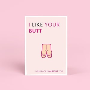 Tarjeta de cumpleaños grosera / Tarjeta de juego de palabras romántico / Tarjeta de cumpleaños para novio o esposo / Tarjeta de cumpleaños divertida / Lindo regalo de aniversario / Esposa