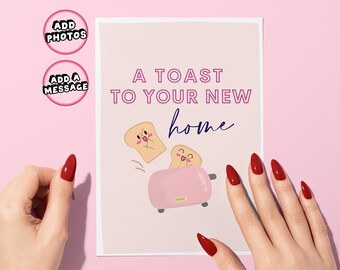 New Home Card | Personalised New Home Gift|House Warming Card for Friend |New Adventures|New House Card|First Home Card |Congrats New Home