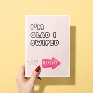 Valentinstagskarte für Freund oder Ehemann | Lustige Valentinstagskarte für Frau oder Verlobte | Personalisiertes Rude Valentine Geschenk für Partner