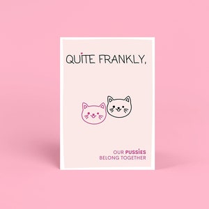 Unhöfliche Valentinskarte | Wortspiel Karte | Valentinstagskarte für Freund oder Ehemann | Geburtstagsgeschenk | Frau | A6 Karte | Lustige Geburtstagskarte