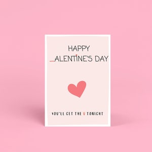 Carte de Saint-Valentin grossière | Carte de jeu de mots | Carte de Saint-Valentin pour petit ami ou mari | Cadeau d'anniversaire | femme | Carte A6 | Carte d'anniversaire amusante