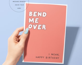 Funny Birthday Card For Boyfriend, For Girlfriend | Boyfriend Birthday Card Husband Birthday Card | Pun Card|Birthday Gift|Anniversary Card