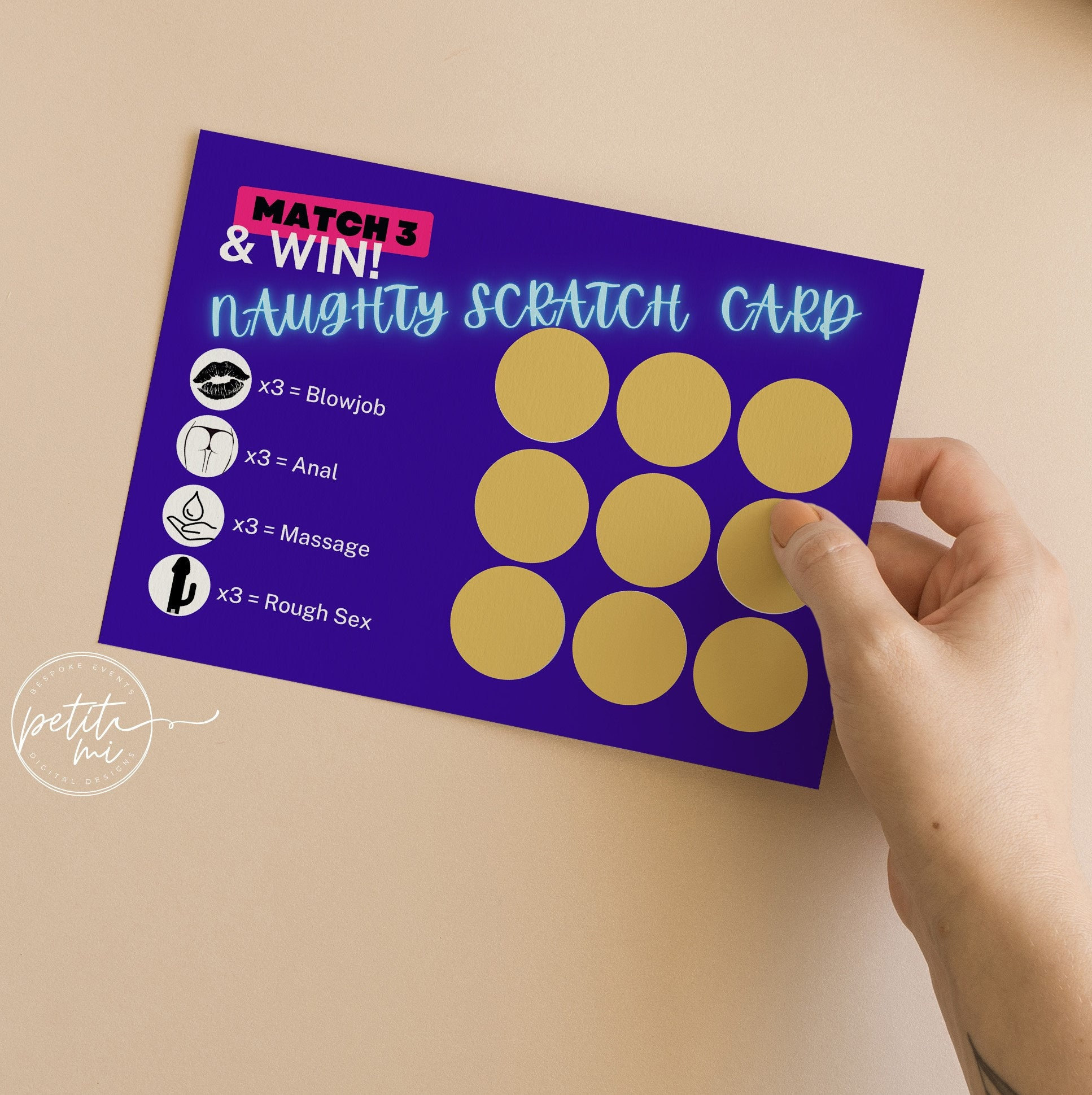 Romantic Scratch Off Card for Him|Unique Gift for Husband or Boyfriend|Fun - Picture 12 of 17