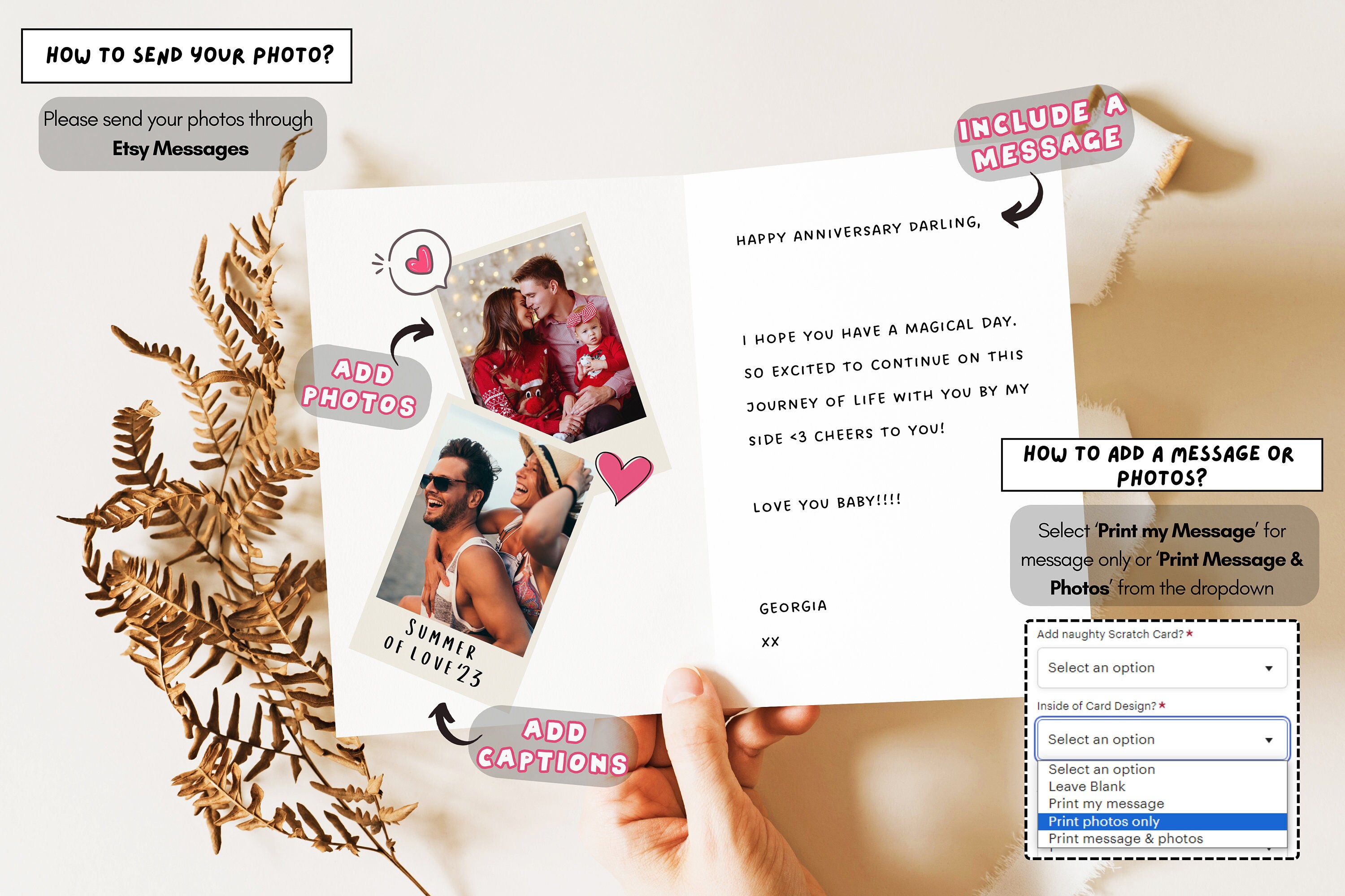 Kinky BDSM Funny Birthday Card - Handcuffs - Bratty Card Restrain Bondage For Girlfriend Boyfriend Cheeky Naughty Flirty Birthday Card - View #11