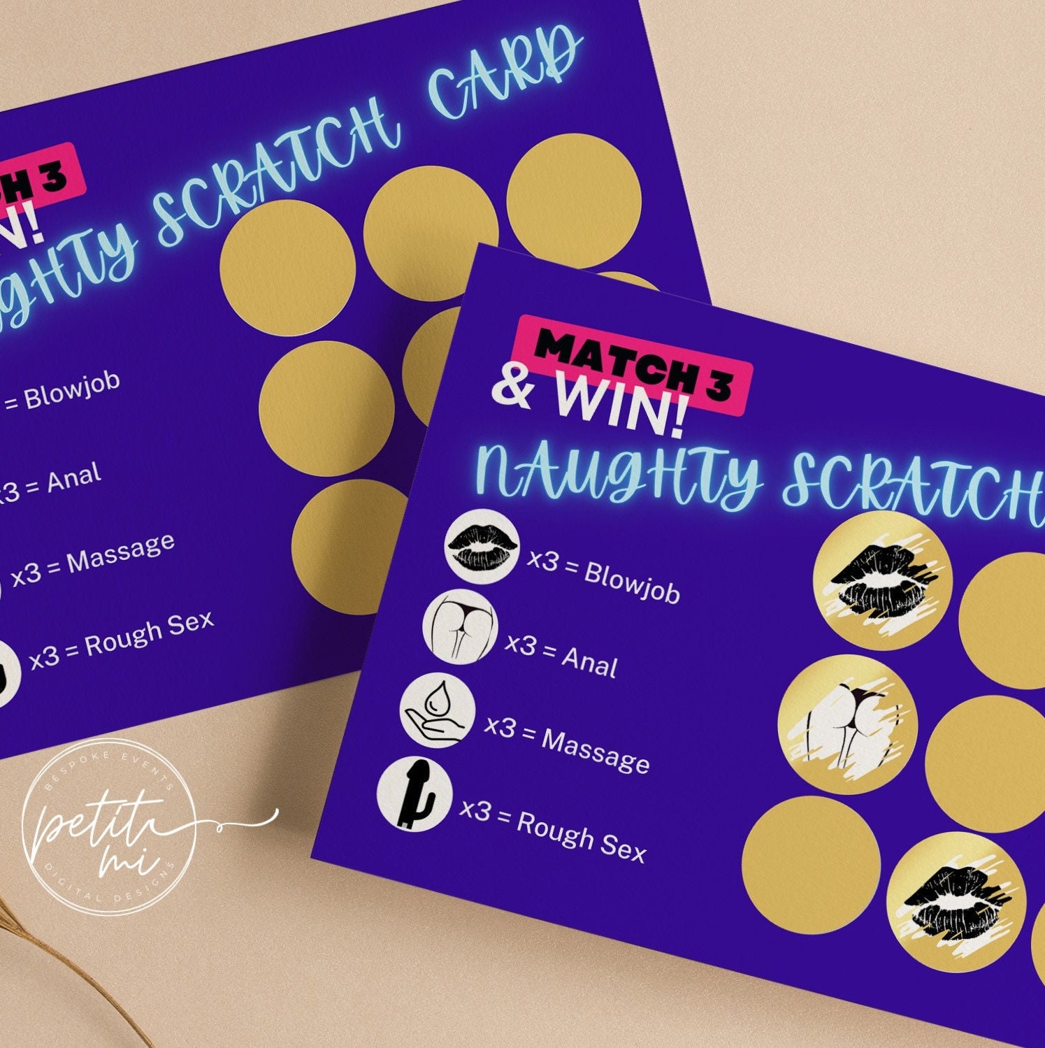 Romantic Scratch Off Card for Him|Unique Gift for Husband or Boyfriend|Fun - Picture 11 of 17