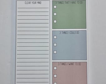Brain Dump Notizblock