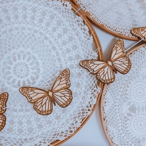 Timber Butterfly Bunting || Wall Hanging
