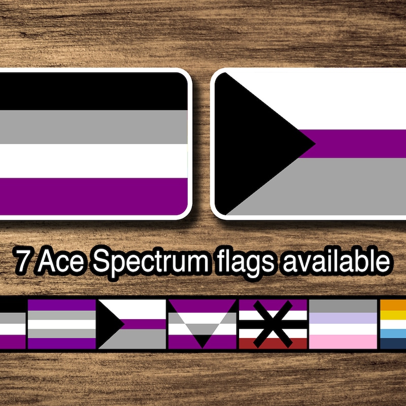 Gray Aroace Flag - Etsy
