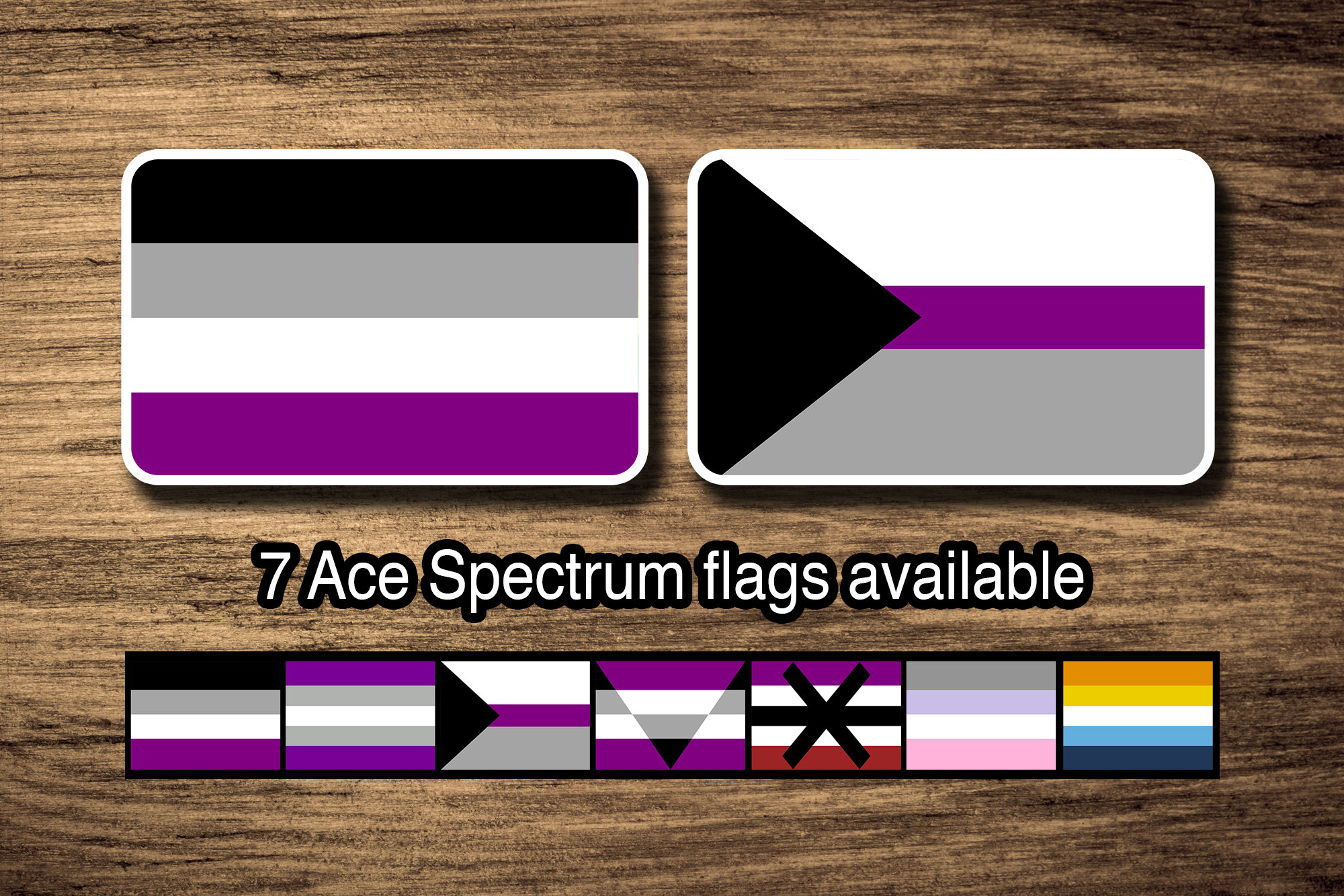 Ace Spectrum Pride: Asexual, Grey-ace, Demisexual, Ageo