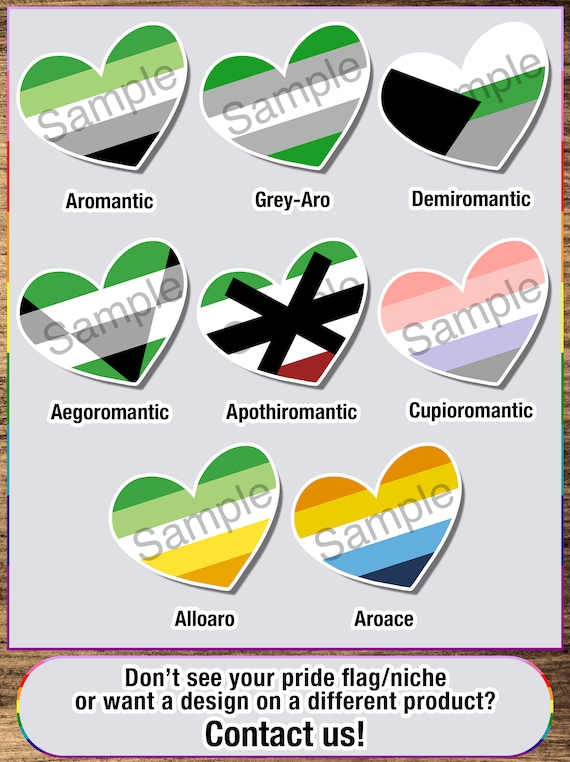 ♡aromantic♡ Aro Spectrum Pride: Aromantic, Grey-aro, Demiromantic, Ageo