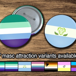 Masc Attraction Pride Flags: Gay, MLM, Bear, Twink