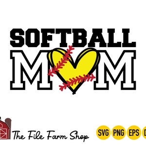 Softball Mom Svg, softball svg, ball mom svg, softball mama svg, softball cut file, softball clipart, mom svg file, softball shirt, sports