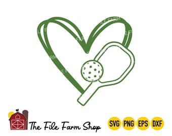 Pickleball Svg, love pickleball svg, pickleball heart svg, pickleball player,  pickleball paddle, I love pickle ball, pickleball design