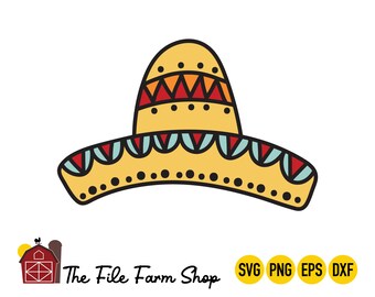 Sombrero svg, Cinco de mayo svg, Sombrero mexicano, Sombrero png, Sombrero cut file, Cinco de drinko, Taco Tuesday Sombrero, Fiesta svg