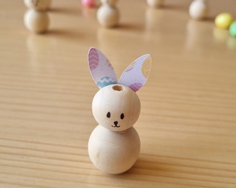 Mini Easter bead bunny (set of 4 bunnies)